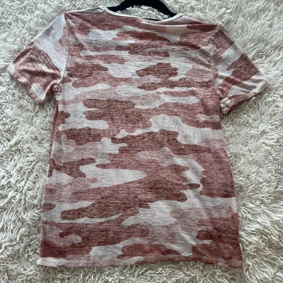 Pink Camo Lace Up Shirt - Picture 3 of 5